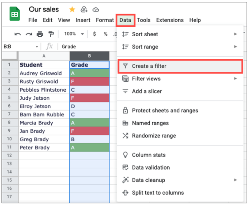 Google Sheets