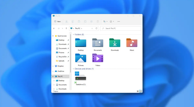 Windows 11 File Explorer File Explorer ads