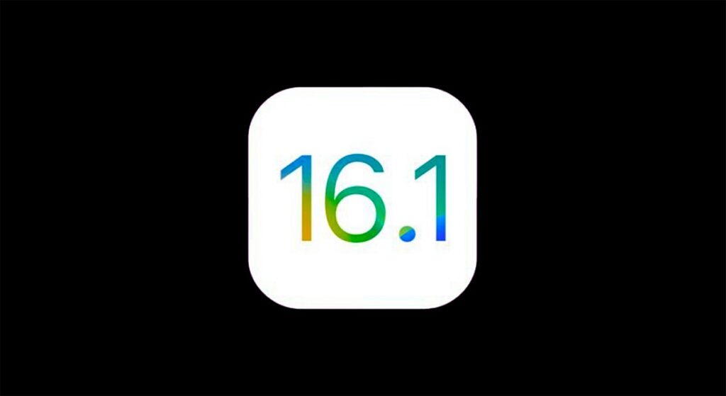 iOS 16.1 24 Οκτωβρίου