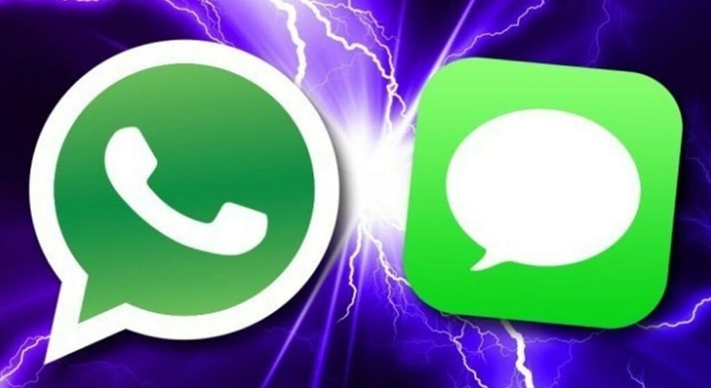 WhatsApp iMessage Apple