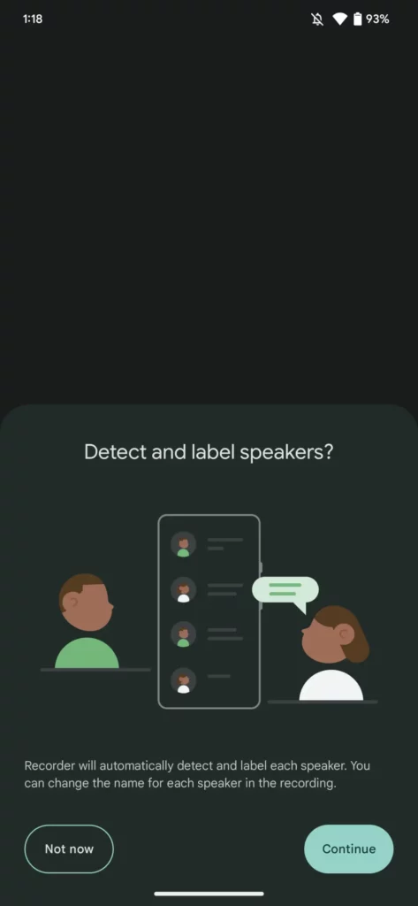 Pixel Recorder 4.2: Η Google πρόσθεσε τα Speaker labels!