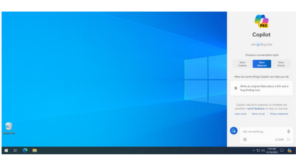 Windows 10 Copilot