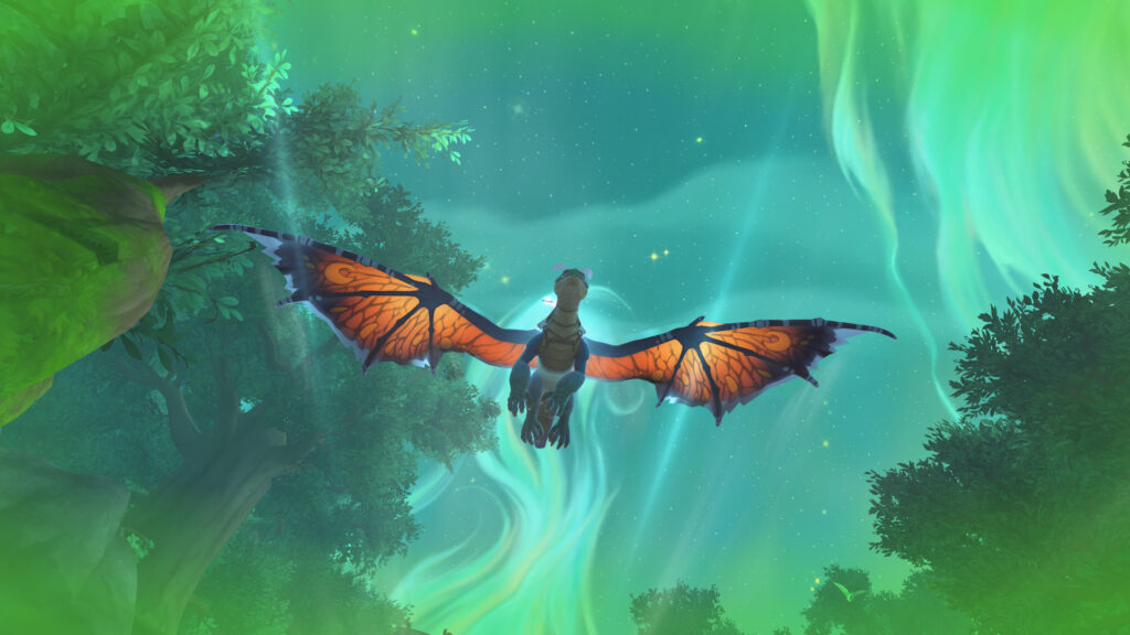 Οι ουρανοί του Azeroth και πέρα ​​μπορούν να γίνουν δικοί σας στη σέλα του δράκου σας. Στο Dragonflight: Seeds of Renewal, η ικανότητα ιππασίας δράκων θα διευρυνθεί σε όλες τις παλιές ηπειρώτιες περιοχές όπου η πτήση είναι δυνατή.