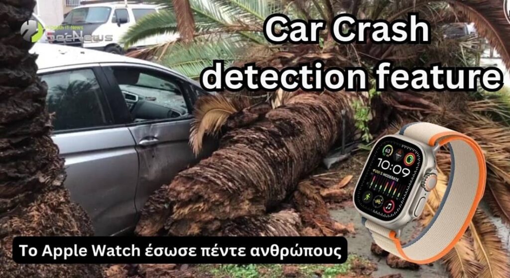 Apple Watch Car Crash detection feature 