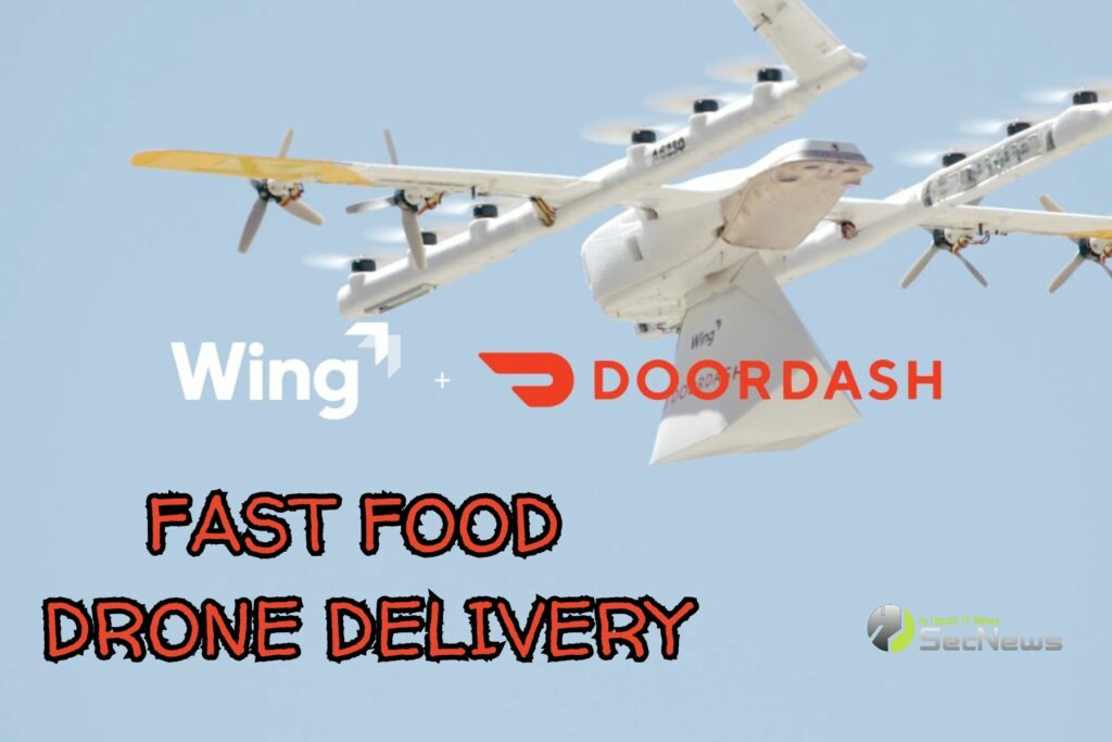DoorDash drone DELIVERY fast food