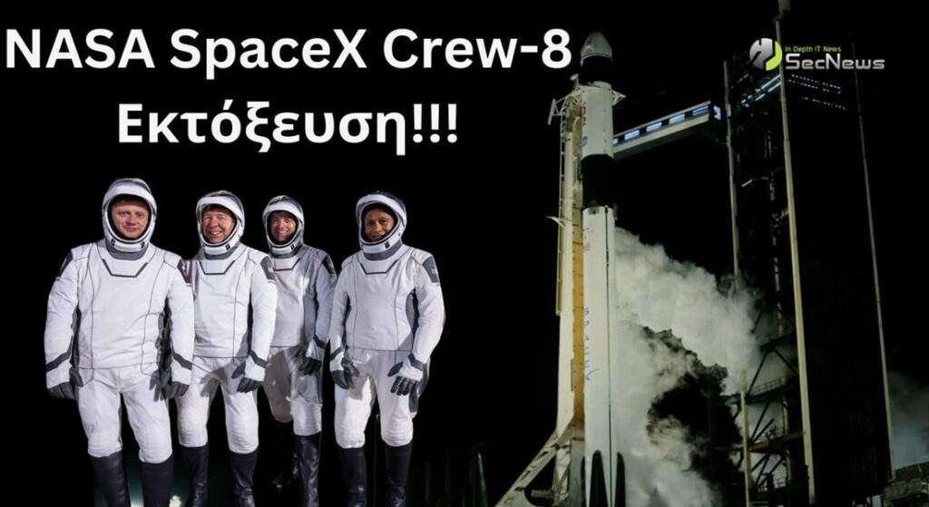 NASA SpaceX Crew-8 iss