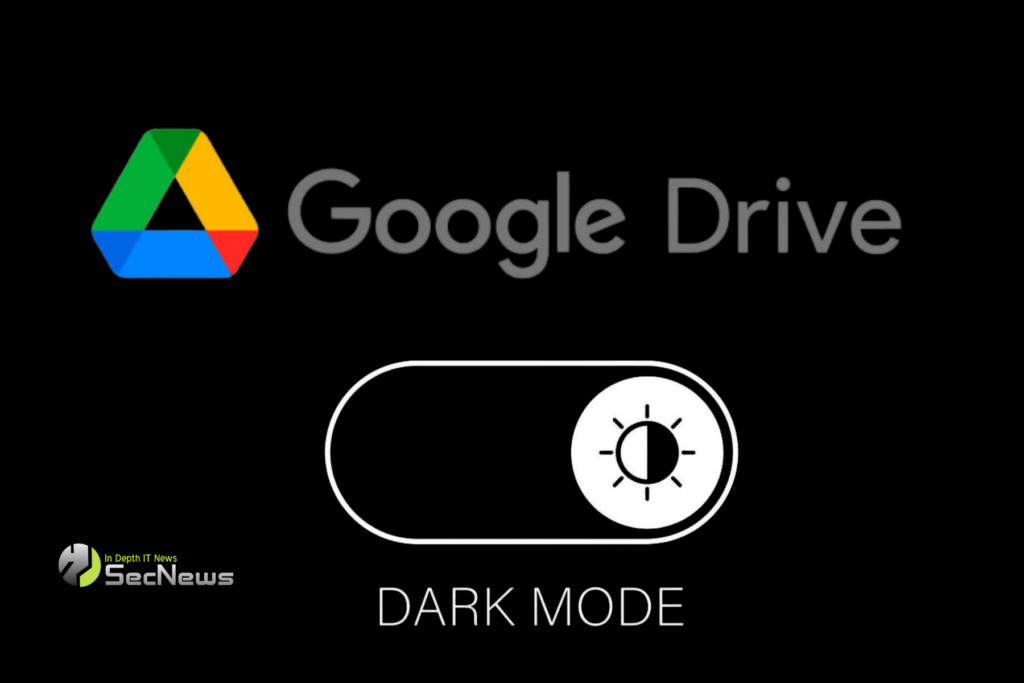 Google Drive dark mode web