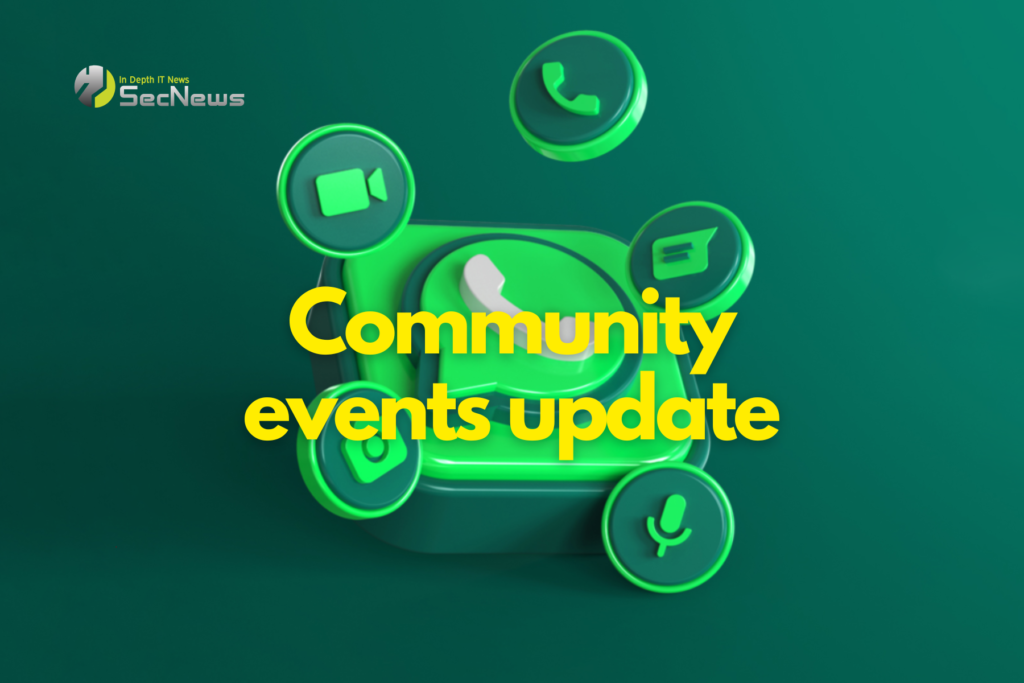WhatsApp Community events