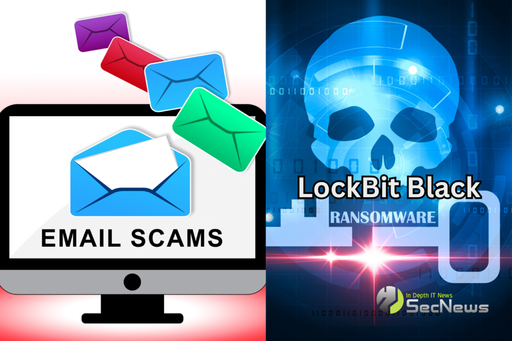 LockBit Black ransomware botnet Phorpiex phishing emails